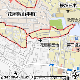 兵庫県川西市花屋敷1丁目14-7周辺の地図