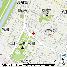愛知県西尾市吉良町上横須賀杉ノ木78周辺の地図