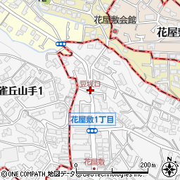 豆坂口周辺の地図