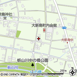 静岡県藤枝市大新島周辺の地図