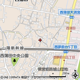 兵庫県姫路市広畑区西蒲田428周辺の地図