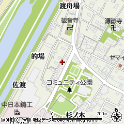 愛知県西尾市吉良町上横須賀杉ノ木6周辺の地図