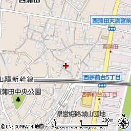 兵庫県姫路市広畑区西蒲田421周辺の地図