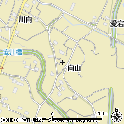 愛知県豊橋市石巻萩平町向山周辺の地図