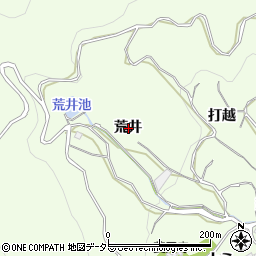 愛知県蒲郡市相楽町荒井周辺の地図