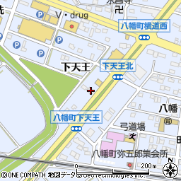 愛知県豊川市八幡町下天王85周辺の地図