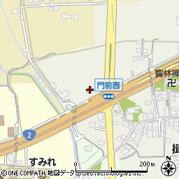 兵庫県たつの市揖保町門前111周辺の地図
