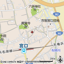 静岡県浜松市浜名区宮口34-17周辺の地図