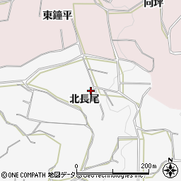 愛知県豊橋市石巻小野田町北長尾周辺の地図