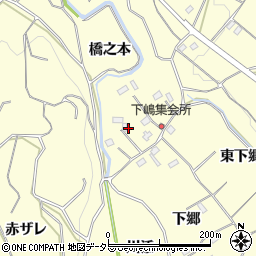 愛知県豊橋市石巻平野町橋之本周辺の地図