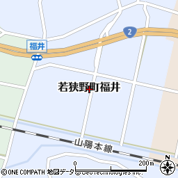 兵庫県相生市若狭野町福井周辺の地図