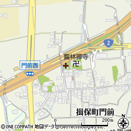 兵庫県たつの市揖保町門前191周辺の地図