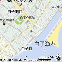 鈴鹿白子本町郵便局周辺の地図