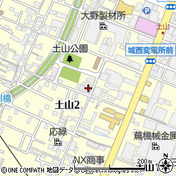 溝口酒店周辺の地図