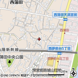 兵庫県姫路市広畑区西蒲田422周辺の地図