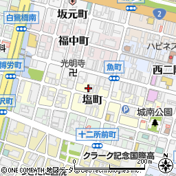 伝心望 姫路本店周辺の地図