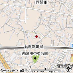 兵庫県姫路市広畑区西蒲田493周辺の地図