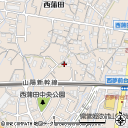 兵庫県姫路市広畑区西蒲田438周辺の地図
