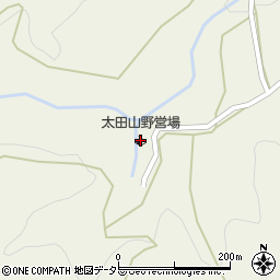 太田山野営場周辺の地図