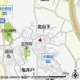 愛知県常滑市小鈴谷梶田107周辺の地図
