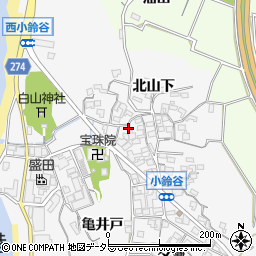 愛知県常滑市小鈴谷梶田100周辺の地図