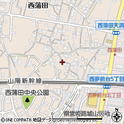 兵庫県姫路市広畑区西蒲田431周辺の地図