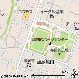 姫路市立球技スポーツセンター球技場周辺の地図