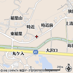 愛知県額田郡幸田町深溝時近前2-1周辺の地図