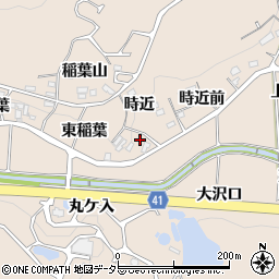 愛知県額田郡幸田町深溝時近35-11周辺の地図