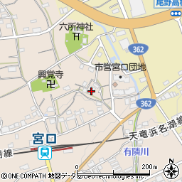 静岡県浜松市浜名区宮口31周辺の地図