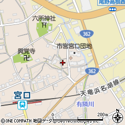 静岡県浜松市浜名区宮口29周辺の地図