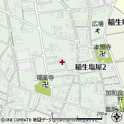 三重県鈴鹿市稲生塩屋周辺の地図