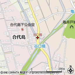 谷口橋周辺の地図