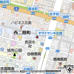 兵庫県姫路市西二階町14周辺の地図