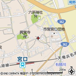 静岡県浜松市浜名区宮口32周辺の地図