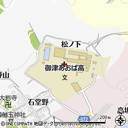 愛知県豊川市御津町豊沢松ノ下周辺の地図