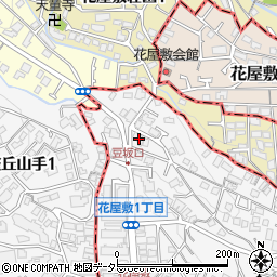 兵庫県川西市花屋敷1丁目33-12周辺の地図