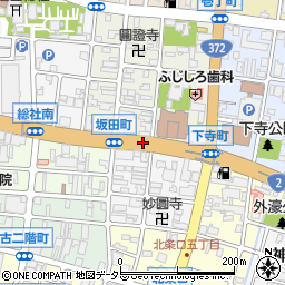 坂田町周辺の地図