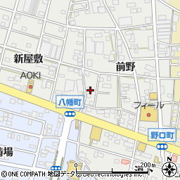 愛知県豊川市野口町前野84周辺の地図