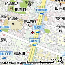兵庫県姫路市博労町周辺の地図