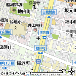兵庫県姫路市博労町周辺の地図