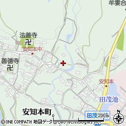 三重県亀山市安知本町614-1周辺の地図