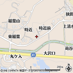 愛知県額田郡幸田町深溝時近前3周辺の地図