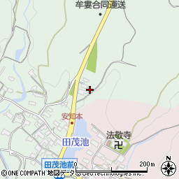 三重県亀山市安知本町195周辺の地図