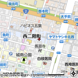 兵庫県姫路市西二階町27周辺の地図