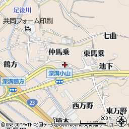 愛知県額田郡幸田町深溝小山52周辺の地図