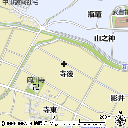 愛知県知多郡武豊町冨貴寺後周辺の地図
