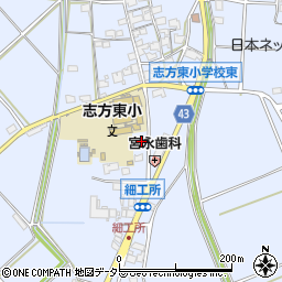兵庫県加古川市志方町細工所157-1周辺の地図