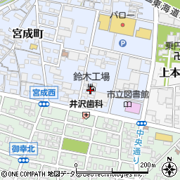 鈴木工場周辺の地図