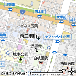 兵庫県姫路市西二階町22周辺の地図